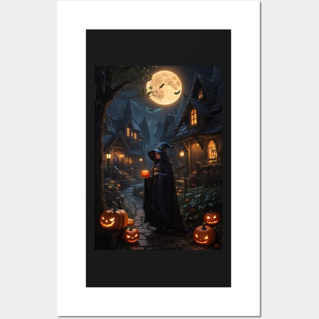 The Legend of the Magical Pumpkins Wall Art by DaffodilArts